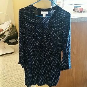 Navy Blue Motherhood Maternity shirt